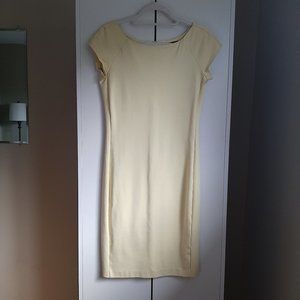 Icone Fitted Baby Yellow Dress